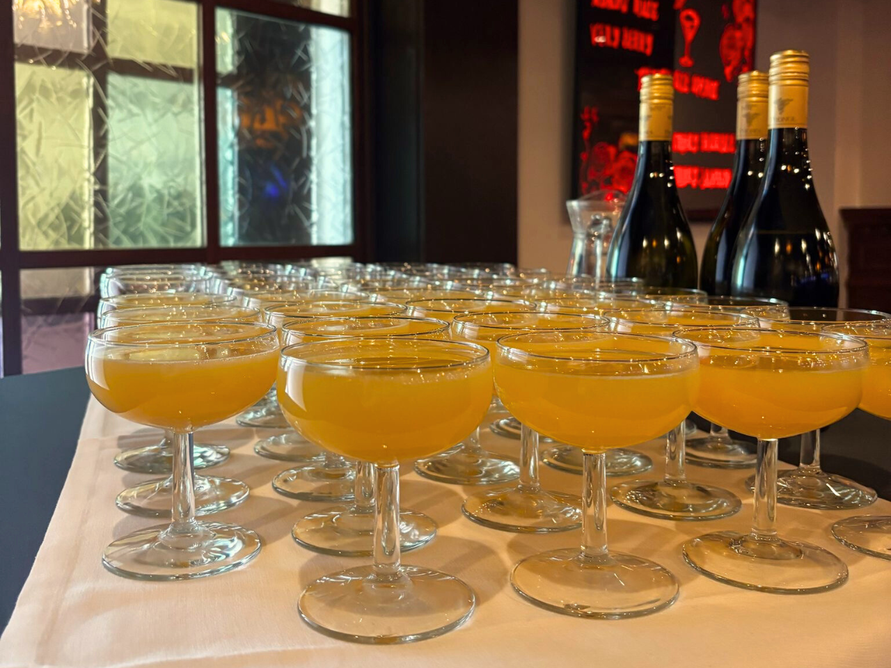 Welkomstdrankje Paasbrunch Bowling De Kegel